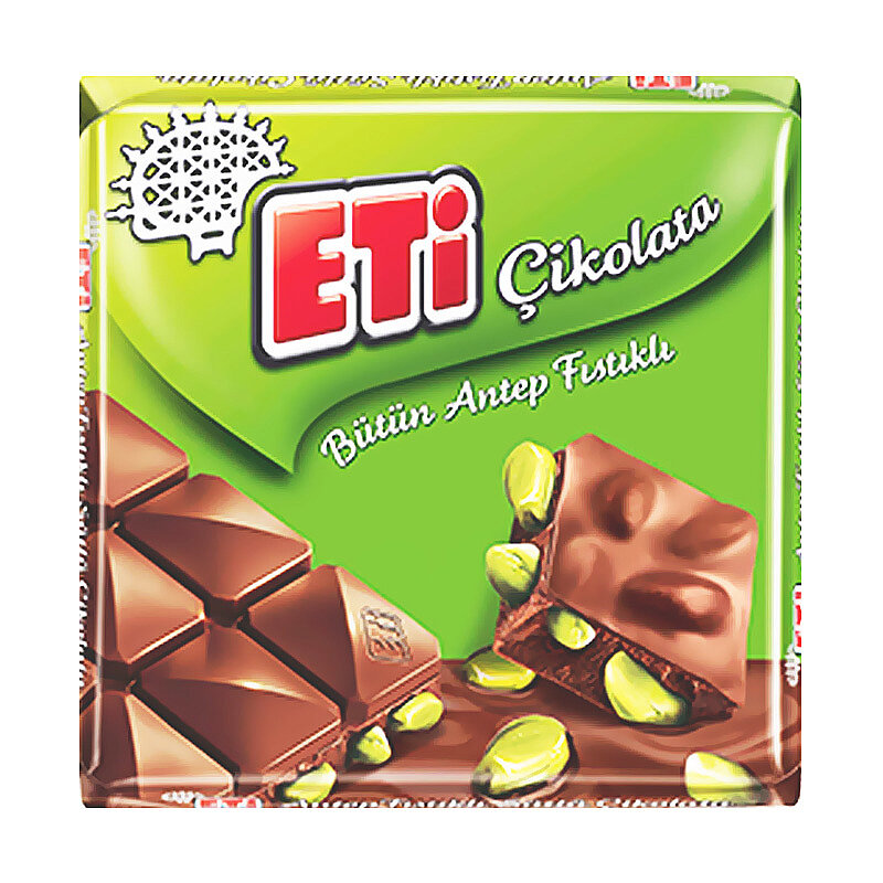 ETİ ANTEP FISTIKLI KARE ÇİKOLATA 60gr