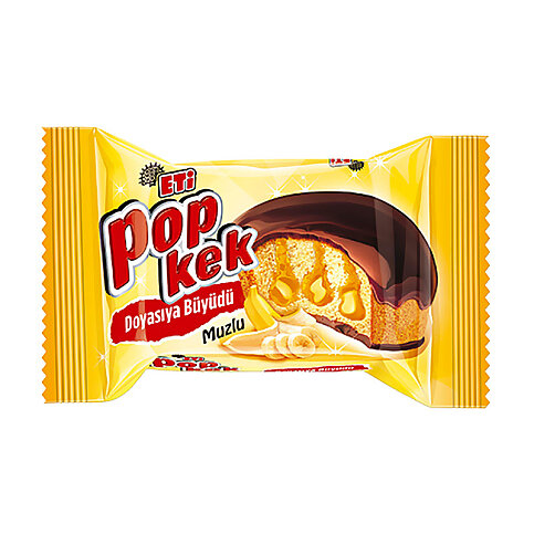 ETİ POPKEK MUZLU KEK 60gr - 1