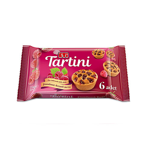 ETİ TARTİNİ FRAMBUAZLI TURTA 114gr - 1