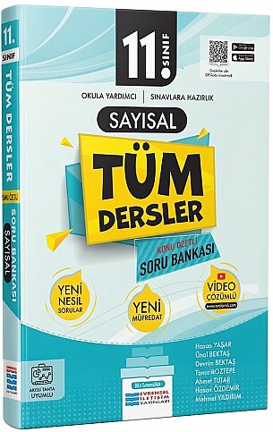 EVRENSEL YAYINLARI 11.SINIF SAYISAL TÜM DERSLER SORU BANKASI - 1