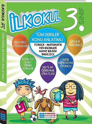 EVRENSEL YAYINLARI 3.SINIF TÜM DERSLER SORU BANKASI - 1