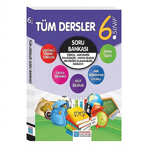 EVRENSEL YAYINLARI 6.SINIF TÜM DERSLER SORU BANKASI - 1
