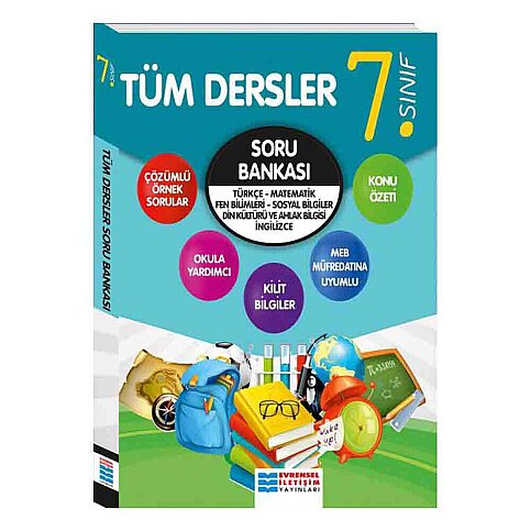 EVRENSEL YAYINLARI 7.SINIF TÜM DERSLER SORU BANKASI - 1