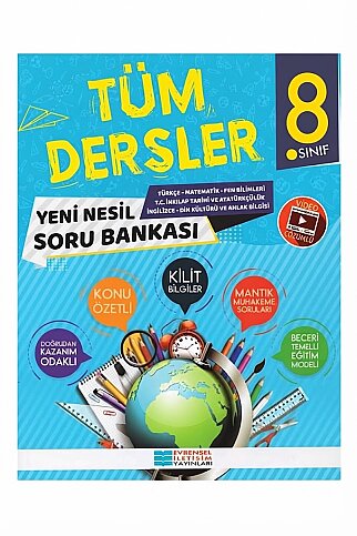EVRENSEL YAYINLARI 8.SINIF TÜM DERSLER SORU BANKASI - 1