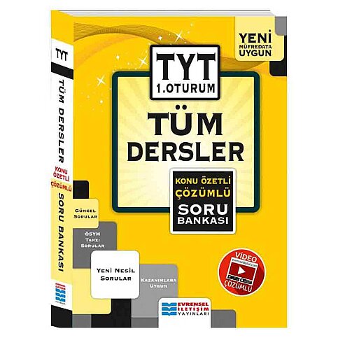 EVRENSEL YAYINLARI TYT 1.OTURUM TÜM DERSLER KONU ÖZETLİ - 1