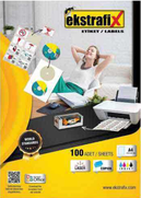 Ekstrafix 5036 Laser Etiket 45X30Mm 36X100 3600 Adet - EKSTRAFİX