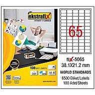 EKSTRAFİX FİX-5104 LASER ETİKET 192x59mm 14x100 1400 ADET - EKSTRAFİX