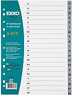 EXXO DOS-TS100 PLASTİK AYRAÇ A4 ALFABE A-Z - EXXO