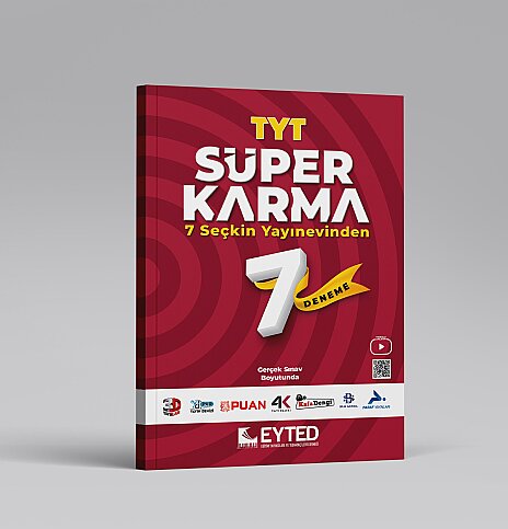 EYTED YAYINLARI TYT DENEME SETİ SÜPER KARMA (7 DENEME) - 1