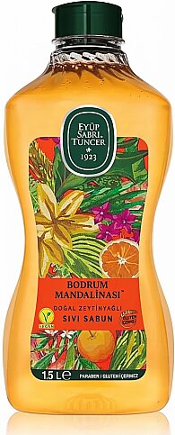EYÜP SABRİ TUNCER ZEYTİNYAĞLI SIVI SABUN BODRUM MANDALİNASI 1500ml - 1