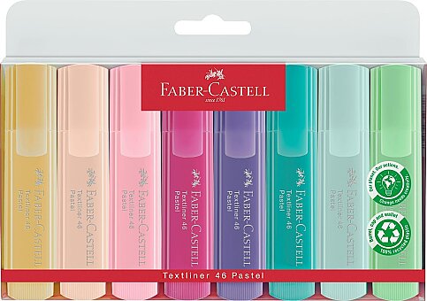 FABER-CASTELL 1546 FOSFORLU KALEM SETİ 8 RENK (5030154681) - 1