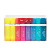 Faber-Castell 1546 Fosforlu Kalem Seti 8 Renk (5030154681) - FABER CASTELL