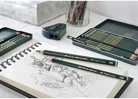 FABER-CASTELL 9000 DERECELİ KURŞUN KALEM 5B-5H SETİ (5160119064) - 3