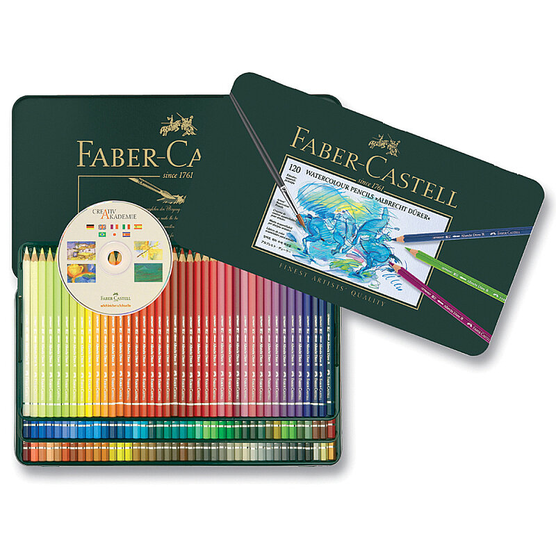 FABER-CASTELL ALBRECHT AQUAREL KURU BOYA 120 RENK (5188117511)