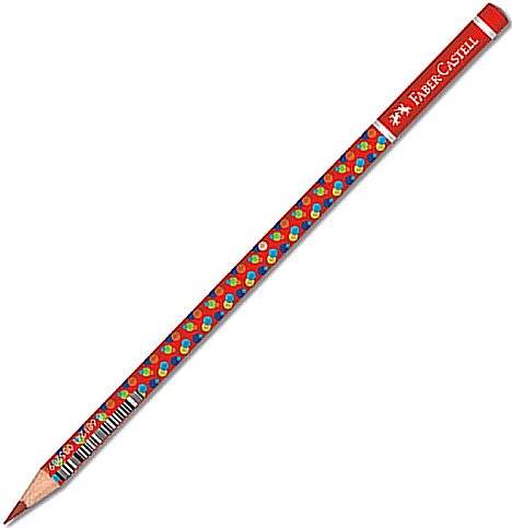 FABER-CASTELL BUBBLE BAŞLIK KOPYA KALEMİ KIRMIZI (1131490001) - 1