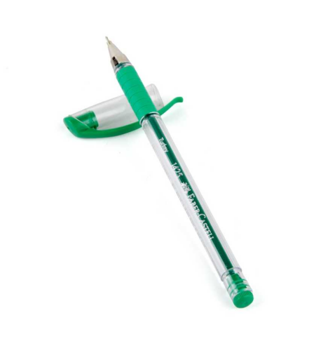 Faber-Castell 1425 İğne Uçlu Tükenmez Kalem 0.7 Yeşil (5215142504) - 1