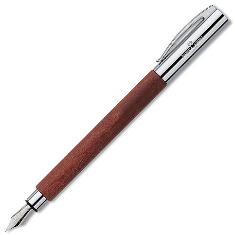 FABER-CASTELL AMBİTİON PEARWOOD AHŞAP DOLMA KALEM M UÇ (5191148180) - 1