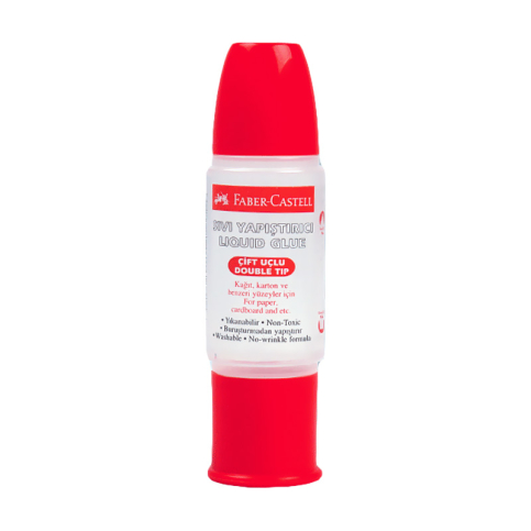Faber-Castell Çift Taraflı Sıvı Yapıştırıcı 28Ml (179628) - 1