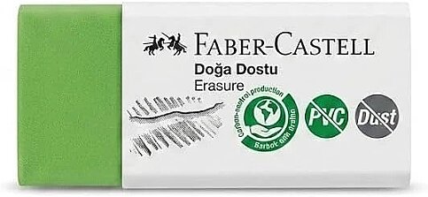 FABER-CASTELL 1873-30 DUST-FREE PVC-FREE DOĞA DOSTU SİLGİ (5130187354) - 1
