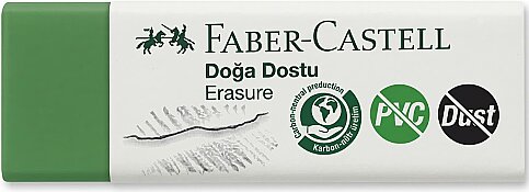 FABER-CASTELL 1873-30 DUST-FREE PVC-FREE DOĞA DOSTU SİLGİ (5130187354) - 1