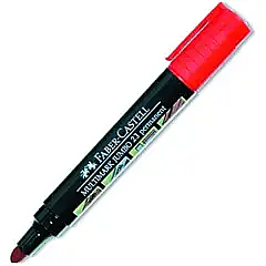 FABER-CASTELL 23 JUMBO PERMANENT MARKÖR KOLİ KALEMİ YUVARLAK UÇ KIRMIZI (5040152872)