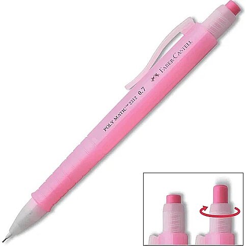 FABER-CASTELL 2311 POLYMATİC VERSATİL KALEM 05 PEMBE (5081231121) - 1