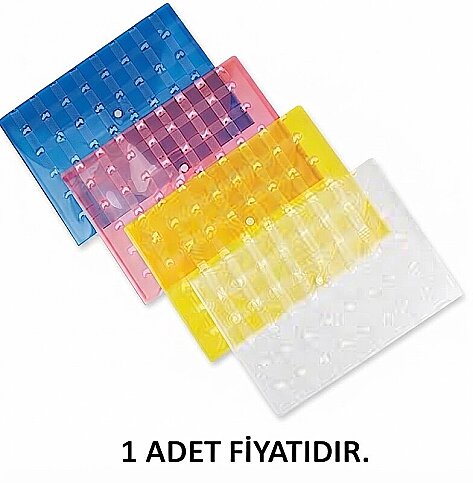 FABER-CASTELL ÇITÇITLI EVRAK DOSYASI A4 MAVİ (5075393200) - 1