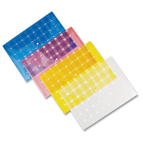 FABER-CASTELL ÇITÇITLI EVRAK DOSYASI A4 MAVİ (5075393200) - 1