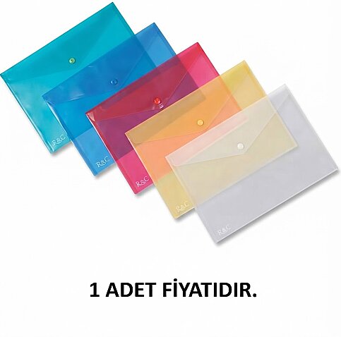 FABER-CASTELL ÇITÇITLI EVRAK DOSYASI A4 KIRMIZI (5075394100) - 1
