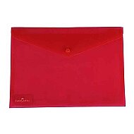 FABER-CASTELL ÇITÇITLI EVRAK DOSYASI A4 KIRMIZI (5075394100) - FABER-CASTELL