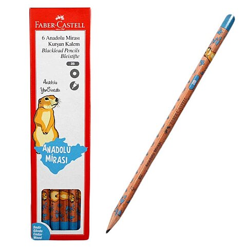 FABER-CASTELL ANADOLU MİRASI KURŞUN KALEM 2B (5244000030) - 1