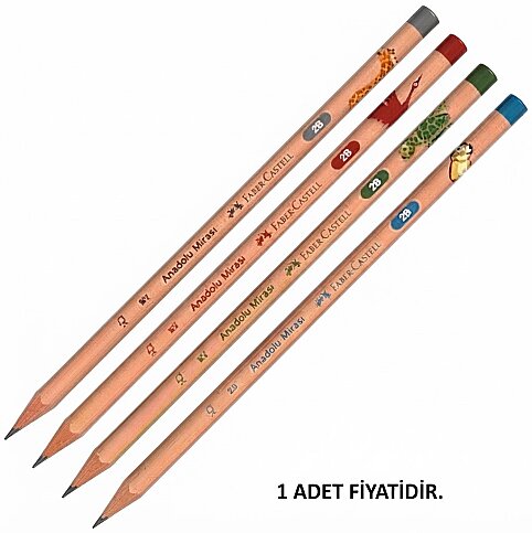 FABER-CASTELL ANADOLU MİRASI KURŞUN KALEM 2B (5244000030) - 1