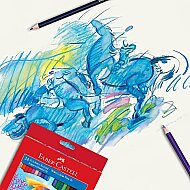 FABER-CASTELL AQUAREL KURU BOYA 24 RENK KARTON KUTU (5171110624) - FABER-CASTELL (1)