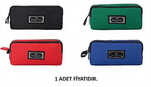 FABER-CASTELL ATHLETİC KALEM KUTUSU ÇİFT BÖLME (5177000134) - 1