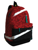 FABER-CASTELL BASİC 1 SIRT ÇANTASI KIRMIZI SİYAH (190139) - FABER-CASTELL