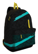 FABER-CASTELL BASİC 1 SIRT ÇANTASI SİYAH TURKUAZ (190136) - FABER-CASTELL