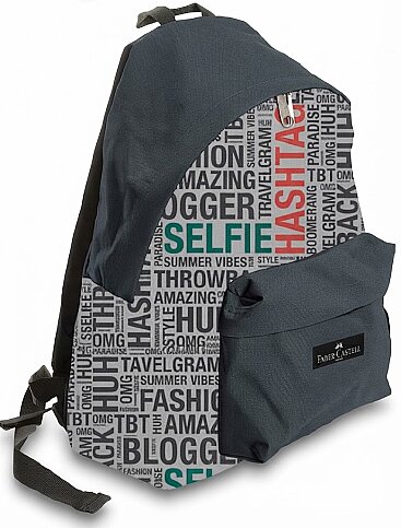 FABER-CASTELL BASİC TYPOGRAPHY OKUL ÇANTASI (5177000001) - 1