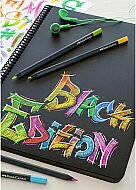 FABER-CASTELL BLACK EDİTİON KURU BOYA KALEMİ TAMBOY 24 RENK (5171116424) - 3