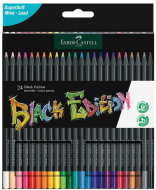 FABER-CASTELL BLACK EDİTİON KURU BOYA KALEMİ TAMBOY 24 RENK (5171116424) - FABER-CASTELL