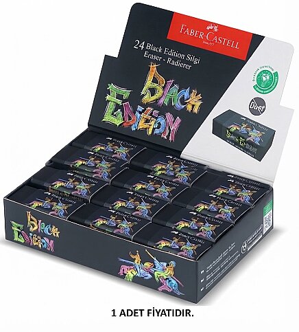 FABER-CASTELL BLACK EDİTİON SINAV SİLGİSİ (5130187246) - 1