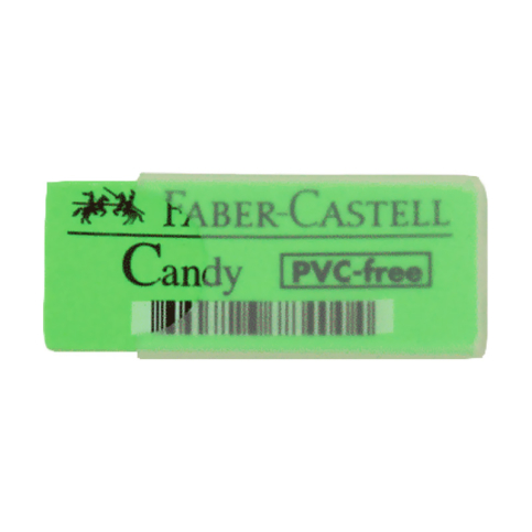 FABER-CASTELL CANDY PLASTİK KILIFLI RENKLİ SİLGİ (784000) - 3