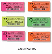 FABER-CASTELL CANDY PVC-FREE PASTEL PLASTİK KILIFLI SİLGİ (5131784002) - FABER-CASTELL
