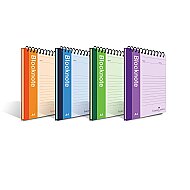 FABER-CASTELL CANLI RENK SPİRALLİ BLOKNOT A4 ÇİZGİLİ 80 YAPRAK (5075000409) - FABER-CASTELL