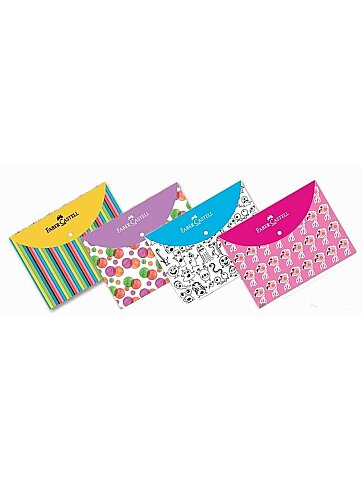 FABER-CASTELL ÇITÇITLI DESENLİ EVRAK DOSYASI A4 (5075000100) - 1