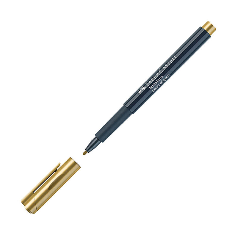 FABER-CASTELL ÇOK AMAÇLI MARKÖR METALİK ALTIN (5040160750)