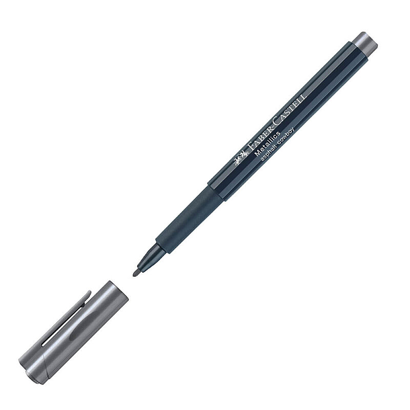 FABER-CASTELL ÇOK AMAÇLI MARKÖR METALİK ANTRASİT (5040160775)