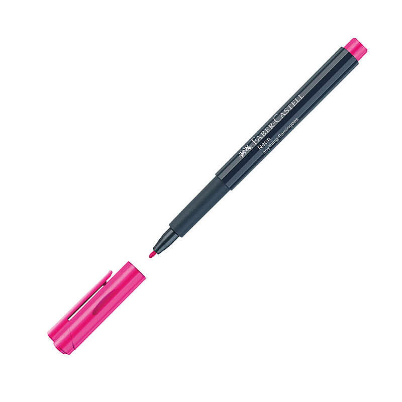 FABER-CASTELL ÇOK AMAÇLI MARKÖR NEON PEMBE (5040160828)