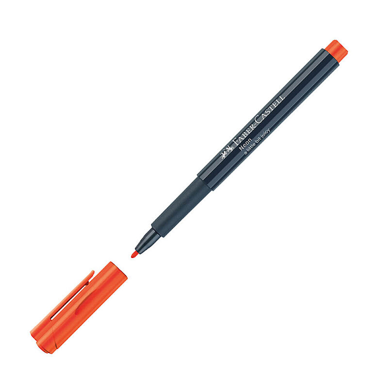 FABER-CASTELL ÇOK AMAÇLI MARKÖR NEON TURUNCU (5040160815)