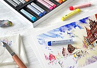 FABER-CASTELL CREATİVE TOZ PASTEL BOYA 24 RENK (5188128324) - FABER-CASTELL (1)