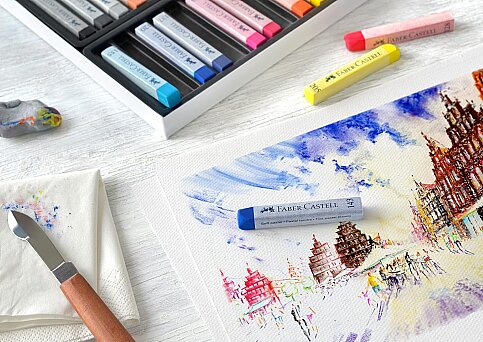 FABER-CASTELL CREATİVE TOZ PASTEL BOYA 24 RENK (5188128324) - 2